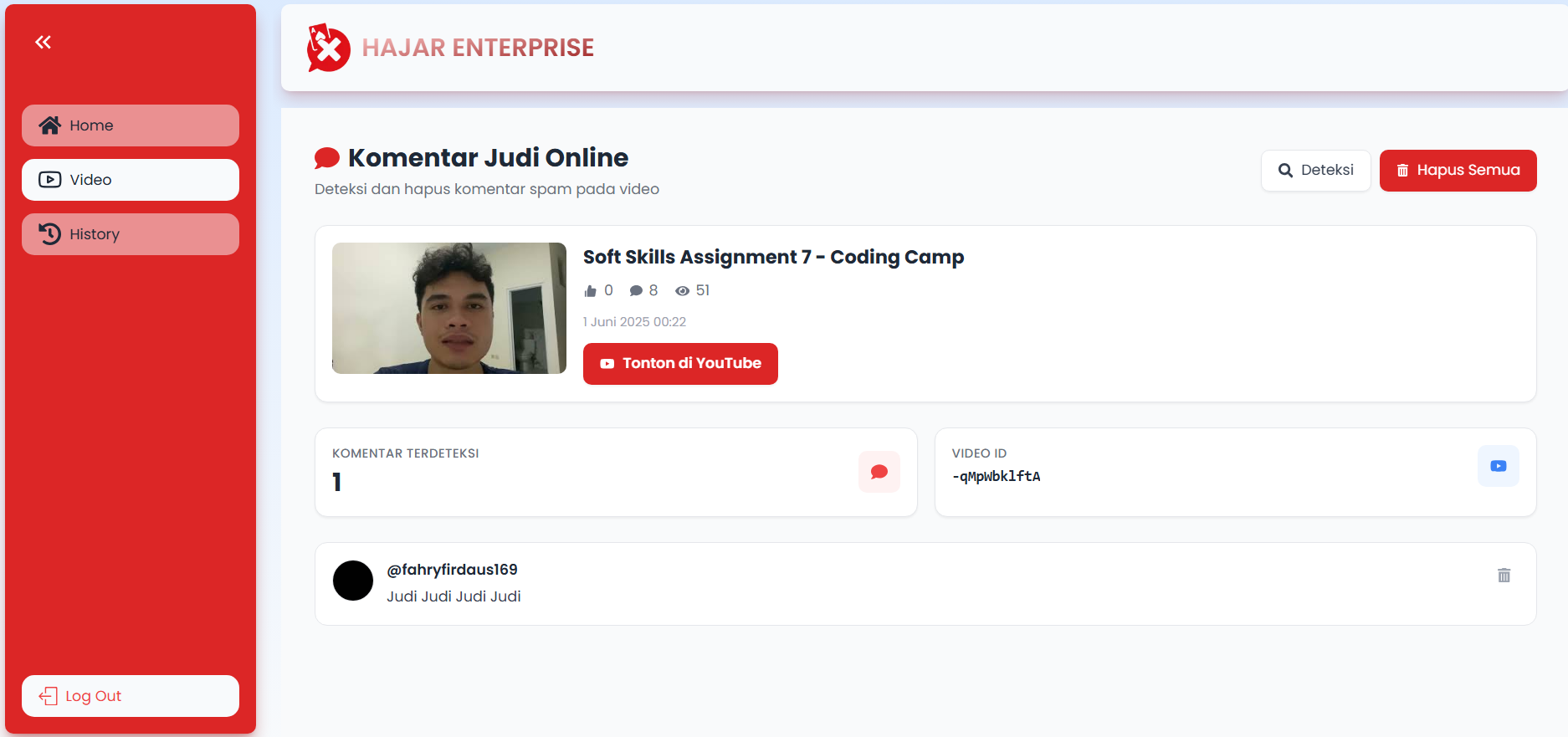HAJAR - AI-Powered Spam Detection System 4